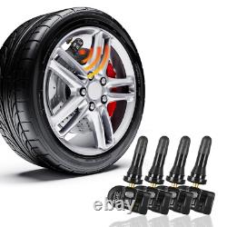 4PCS Autel TPMS MX-Sensor 315MHz 433MHz Capteur de Pression des Pneus Auto 2en1 en Caoutchouc
