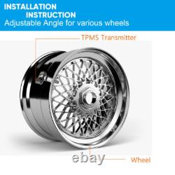 4PCS Capteur TPMS programmable Autel MX-Sensor 315MHz+433MHz 2 en 1 Pression des pneus