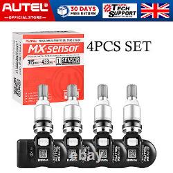 4PCS Capteur de pression des pneus programmable TPMS Autel MX-Sensor 433mhz&315MHZ 2 en 1