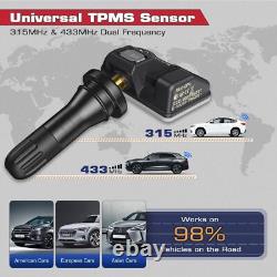 4Pack Autel TPMS MX-Sensor 2en1 315MHz & 433MHz Capteurs de Surveillance de Pression des Pneus