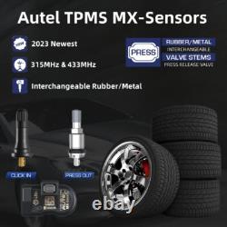 4Pack Autel TPMS MX-Sensor 2en1 315MHz & 433MHz Capteurs de Surveillance de Pression des Pneus