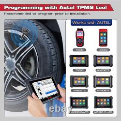4Pack Capteur TPMS Autel MX-Sensor 315 MHz 433 MHz 2 en 1 Programmable pour la pression des pneus