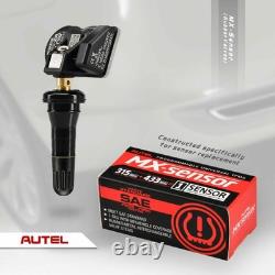 4Pcs Capteur de Pression des Pneus TPMS Autel MX-Sensor 315&433MHz