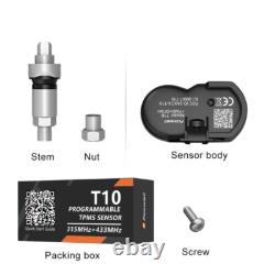 4X Capteur de Pression des Pneus TPMS Compatible avec Audi A8 D3 2003 2010