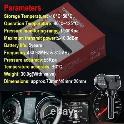 4X Capteurs de Surveillance de Pression des Pneus TPMS Pré-Programmé POUR SUZUKI VITARA SUV