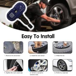 4X Pour TESLA Capteurs de Pression des Pneus TPMS Bluetooth pour Modèle S 3 X Y 1490701-01-C