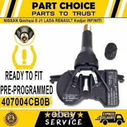 4X TPMS Pression des Pneus Convient à NISSAN Qashqai X-Trail RENAULT Kadjar INFINITI