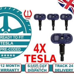 4X TPMS préprogrammé approuvé OEM pour Tesla Model 3 S X Y Bluetooth 5.0