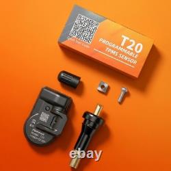4X capteurs TPMS FOXWELL authentiques préprogrammés compatibles avec Ford Ka (MK2) 2008-2014