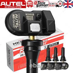 4 Capteur TPMS Autel 2en1 MX-Sensor 315MHz 433MHz Moniteur de Pression des Pneus à Enfoncer