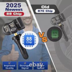 4 Capteur TPMS Autel 2en1 MX-Sensor 315MHz 433MHz Moniteur de Pression des Pneus à Enfoncer