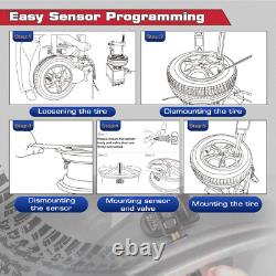 4 Capteur TPMS Autel 2en1 MX-Sensor 315MHz 433MHz Moniteur de Pression des Pneus à Enfoncer