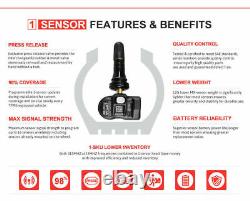 4 Capteur TPMS Autel 2en1 MX-Sensor 315MHz 433MHz Moniteur de Pression des Pneus à Enfoncer