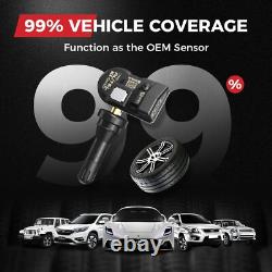 4 Capteurs TPMS Autel MX Capteurs de pression des pneus en caoutchouc 2en1 315MHz 433Mhz