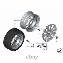 4 Capteurs de pression des pneus TPMS BMW authentiques Module électronique de roue RDCi 36106887147