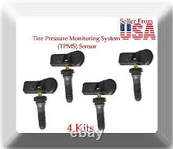 4 Kits Système De Surveillance De La Pression Des Pneus (tpms) Capteur S'adapte Sedona Soul 2015-2019