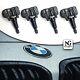 4×sensor De Pression Des Pneus Tpms Noir Genuine Bmw F15 F16 F20 F21 F23 F30 F31 F32