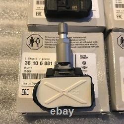 4 X BMW TPMS Ensemble Authentique d'Origine de 4 Capteurs de Pression des Pneus 36106881890