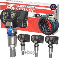 4 capteurs TPMS Autel 315 MHz 433 MHz MX-Sensor système de surveillance de la pression des pneus en métal