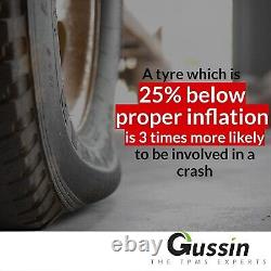 4 capteurs TPMS adaptés pour Hyundai i800 11.2014-12.2018 Capteur de surveillance de pression des pneus