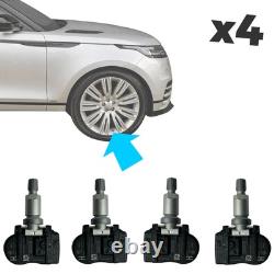 4 capteurs TPMS d’origine pour système de surveillance de la pression des pneus pour Land Rover Discovery 4 D4