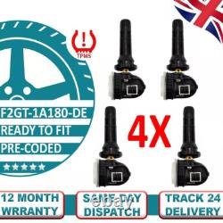 4 capteurs TPMS de surveillance de la pression des pneus préprogrammés pour Ford Kuga (Mk1, Mk2) 2012-2026