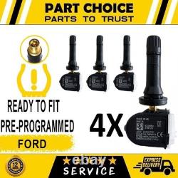 4 capteurs TPMS pré-codés pour Ford Focus Mk3 (2011-2018)