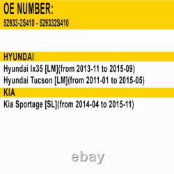4 capteurs de pression des pneus TPMS compatibles Hyundai Equus I40 Kia Sportage 52933-2S410