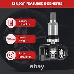 4 pièces Autel MX-Sensor 315&433MHz Capteur de pression des pneus TPMS programmable universel