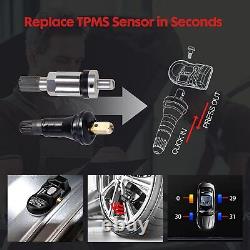 4 pièces Autel MX-Sensor 315&433MHz Capteur de pression des pneus TPMS programmable universel