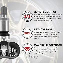4 pièces Autel MX-Sensor 315 et 433 MHz Capteur de pression des pneus TPMS programmable universel