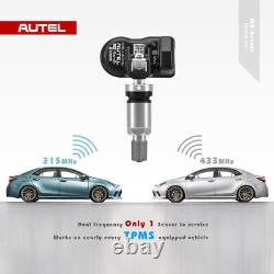 4 pièces Autel MX-Sensor 315 et 433 MHz Capteur de pression des pneus TPMS programmable universel