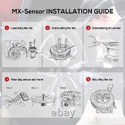 4 pièces Autel MX-Sensor 315 et 433 MHz Capteur de pression des pneus TPMS programmable universel