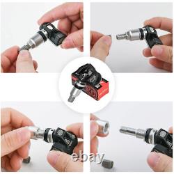 4 pièces Autel MX-Sensor 315 et 433 MHz Capteur de pression des pneus TPMS programmable universel