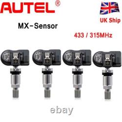4 x Capteur de pneu TPMS Autel MX-Sensor 315/ 433MHz pour TS601 TS508 MK808TS MP808TS