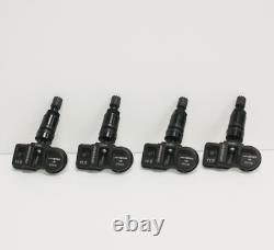 4 x capteurs de pression des pneus noirs TPMS compatibles avec Land Rover Range Rover Vogue 2013-2015
