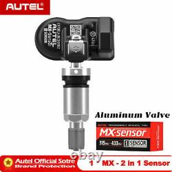 4pcs Autel Mx-sensor 315mhz 433mhz Tpms 2in1 Capteurs De Pression Des Pneus Programmation