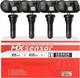 4pcs Autel Tpms Mx-sensor 2en1 315mhz & 433mhz Capteur De Pression Des Pneus Programmable