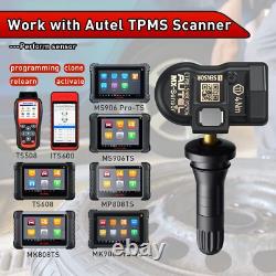 4pcs Autel TPMS MX-Sensor 2en1 315MHz & 433MHz Capteur de Pression des Pneus Programmable