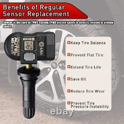 4pcs Autel TPMS MX-Sensor 2en1 315MHz & 433MHz Capteur de Pression des Pneus Programmable