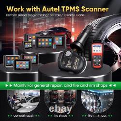4pcs Autel TPMS MX-Sensor 2en1 315MHz & 433MHz Programmation de Capteur de Pression des Pneus