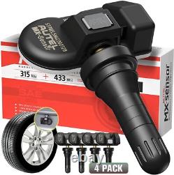 4pcs Autel TPMS MX-Sensor 2en1 315MHz & 433MHz Programmation de Capteur de Pression des Pneus