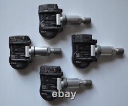4x Capteur de Pression des Pneus TPMS BMW d'Origine 6855539 Continental 6856209 6881890 F30