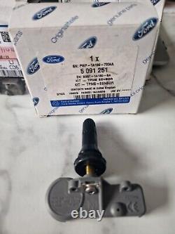 4x Capteur de pression des pneus TPMS433MHz Ford Transit Focus Fiesta authentiques 5 091251