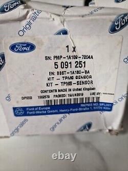 4x Capteur de pression des pneus TPMS433MHz Ford Transit Focus Fiesta authentiques 5 091251