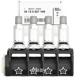 4x Capteur de pression des pneus TPMS 6872803 36106872803 BMW G30 G11 G15 G16
