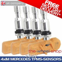 4x Capteurs Tpms Soupapes De Surveillance De La Pression Des Pneus Pour Les Valves Mercedes Classe A IM