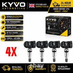 4x Capteurs de pression des pneus TPMS préprogrammés pour Mini 2006-24 36106856209