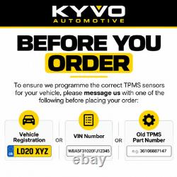 4x Capteurs de pression des pneus TPMS préprogrammés pour Mini 2006-24 36106856209