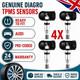 4x Capteurs Tpms Diagro Authentiques Pr&eacute;programm&eacute;s Pour Audi A6 2000-2025